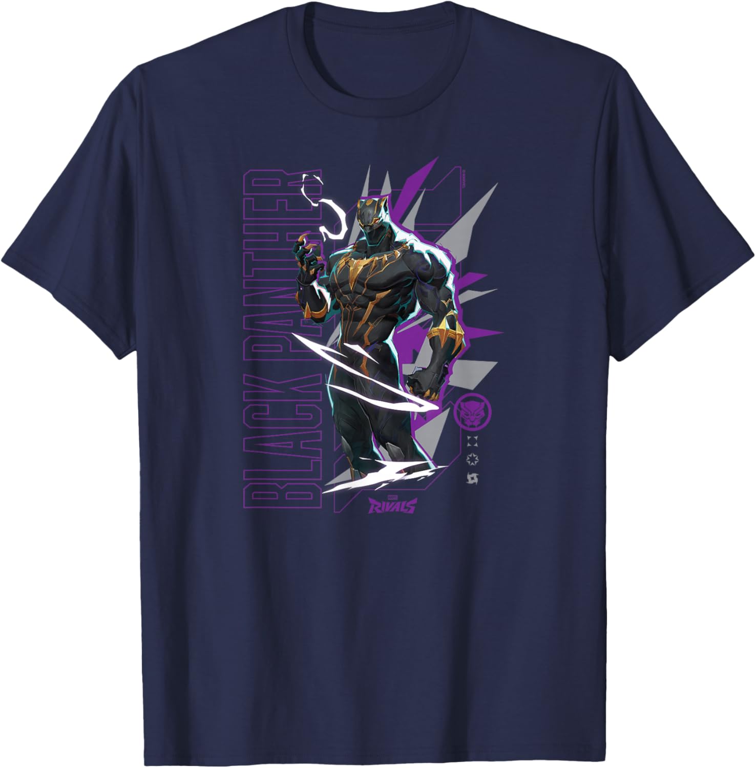 Marvel Rivals - Black Panther T-Shirt - T-Shirt | Navy