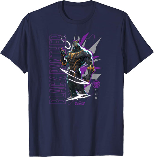 Marvel Rivals - Black Panther T-Shirt - T-Shirt | Navy
