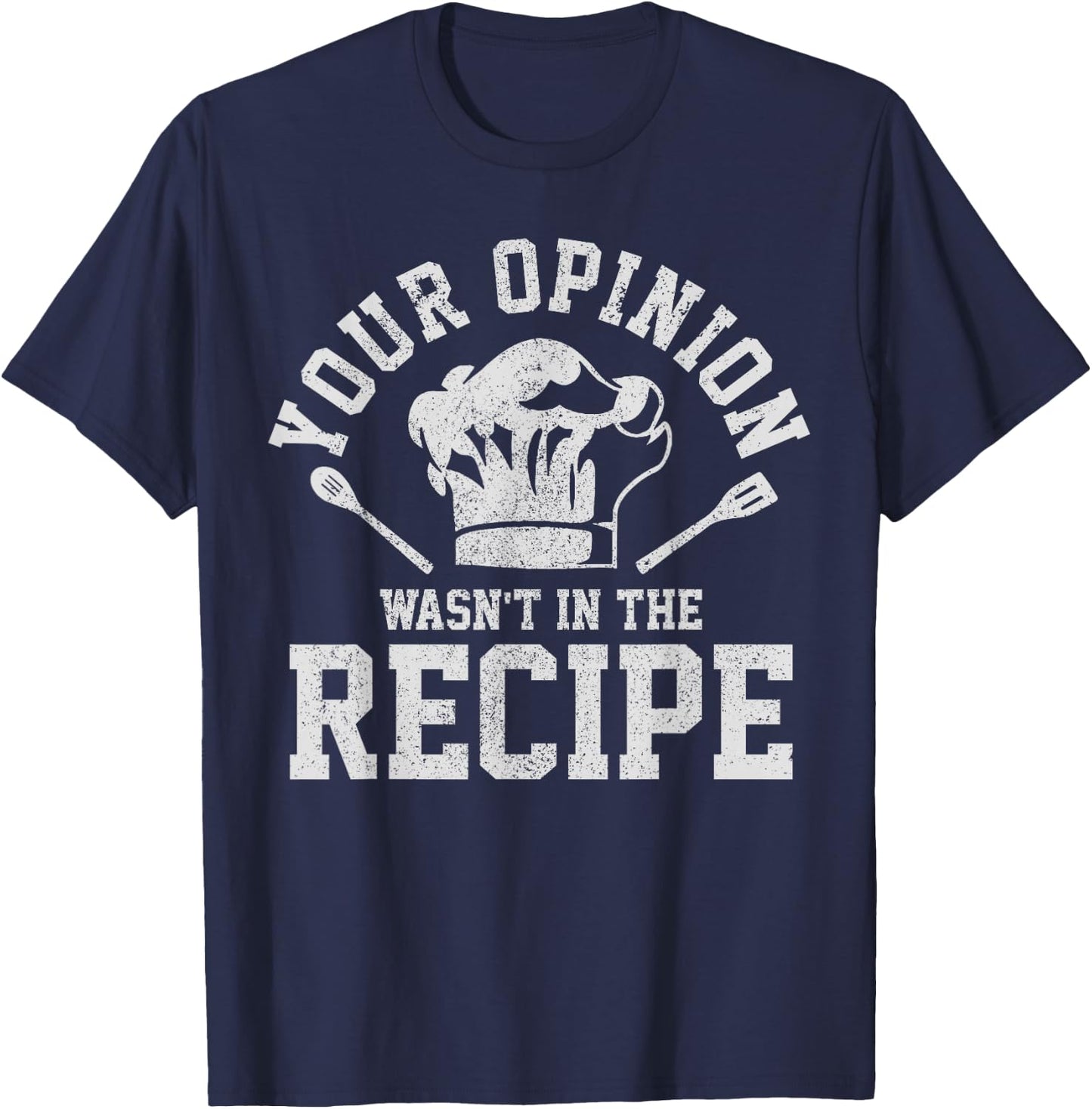Koch Apparel Co. Chef's Saying Funny Chef's Hat Cooking Gift T-Shirt - T-Shirt | Navy
