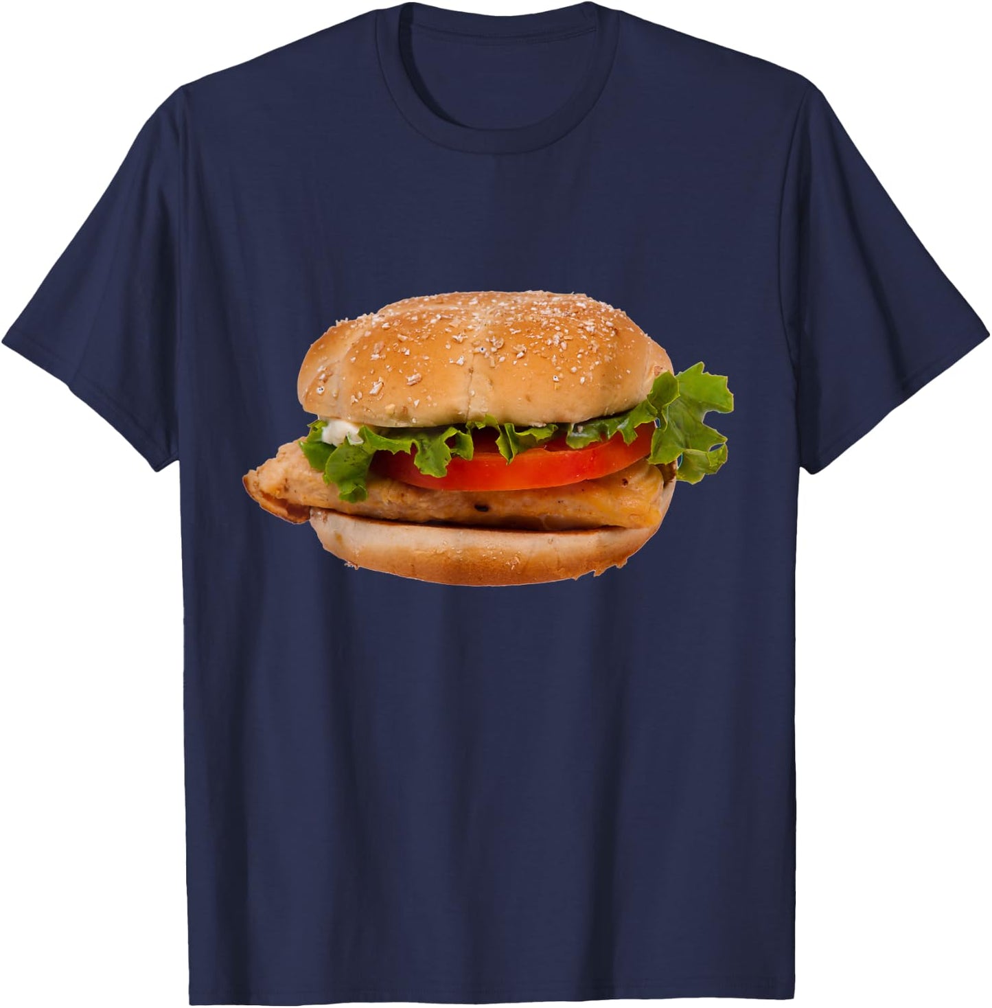 Chicken Sandwich T-Shirt - T-Shirt | Navy