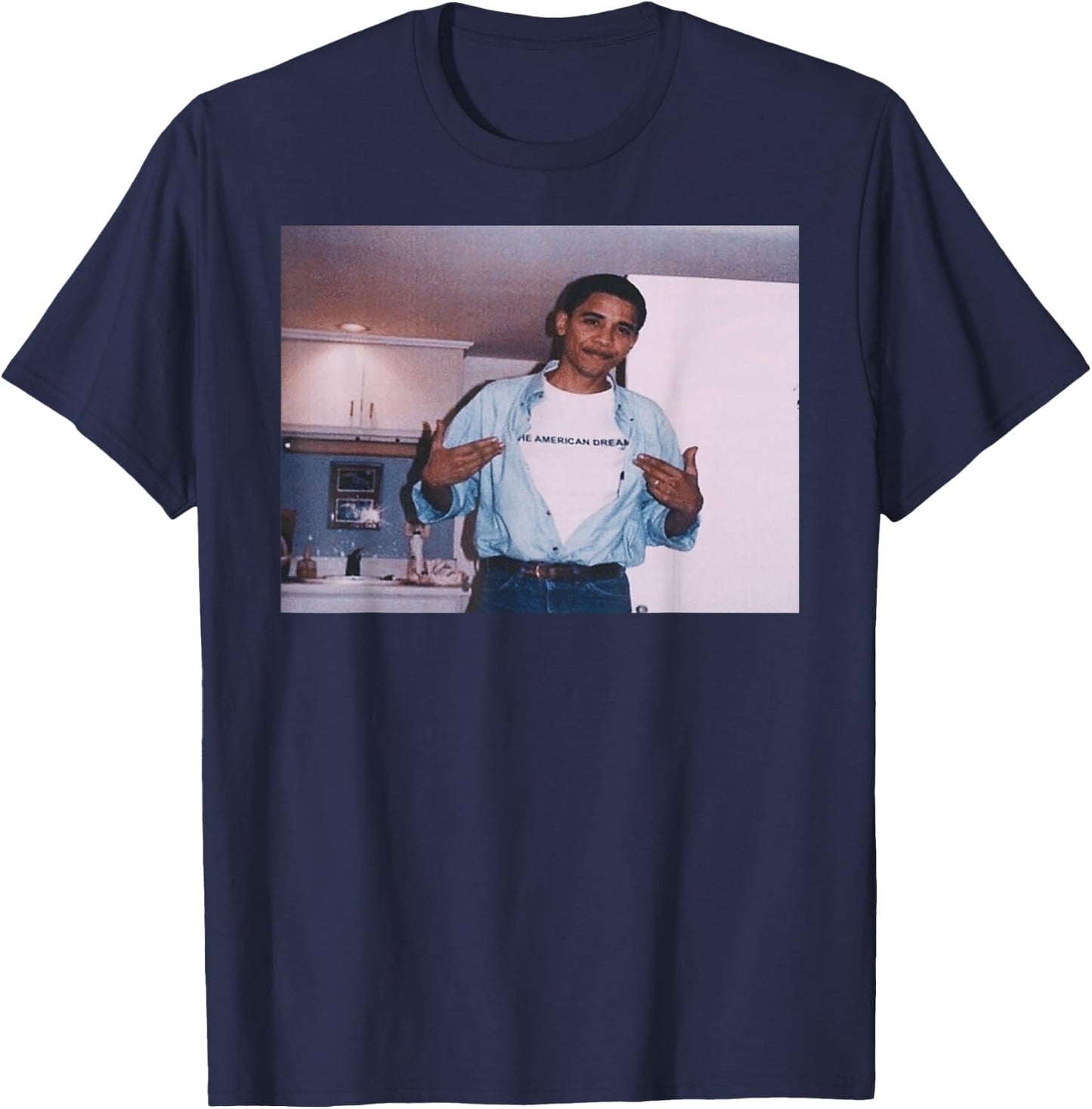 President Barack Hussein Obama T-Shirt - T-Shirt | Navy