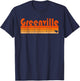Retro 80s Style Greenville SC T-Shirt - T-Shirt | Navy