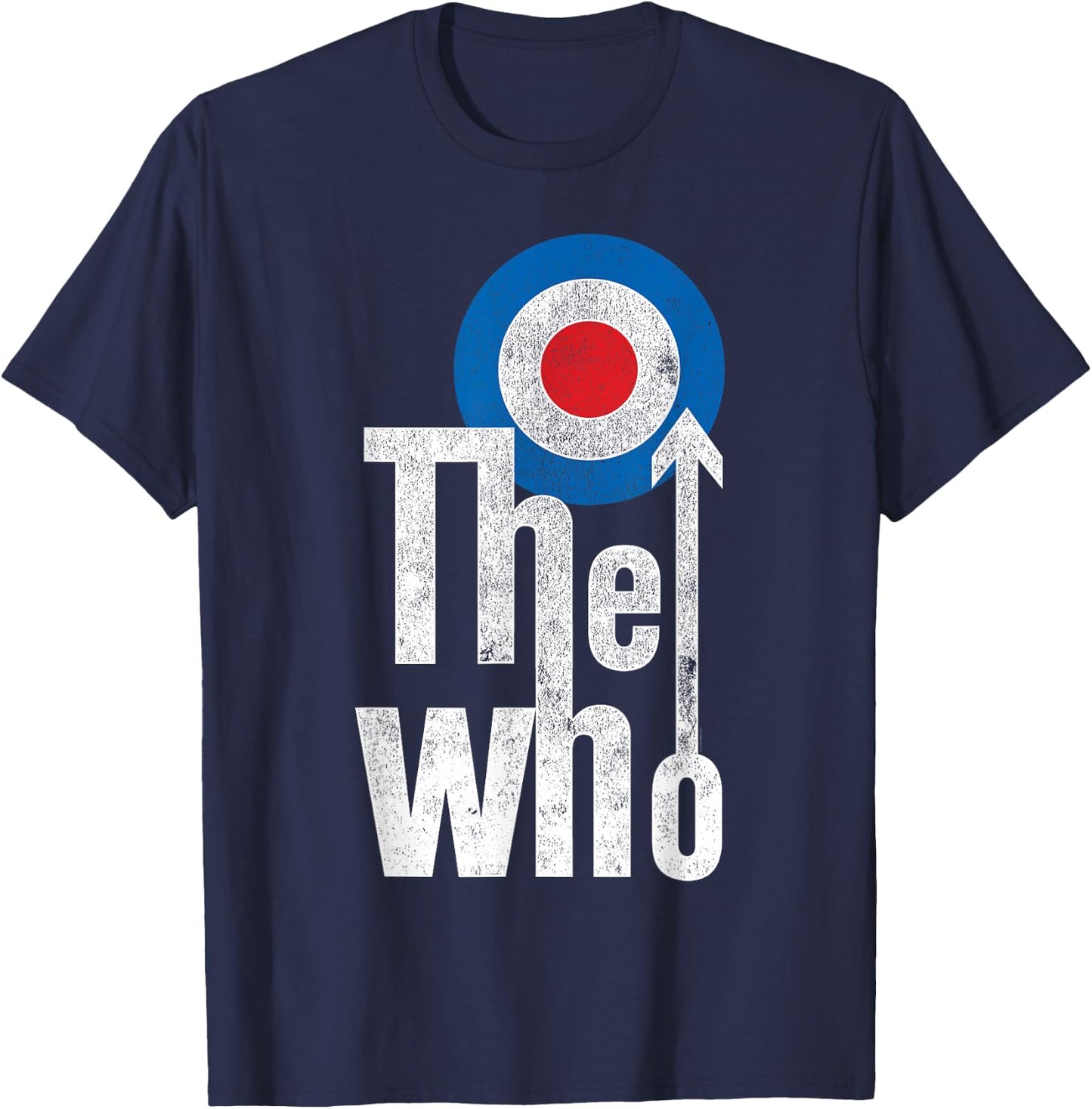 The Who Official Target Logo Arrow T-Shirt - T-Shirt | Navy