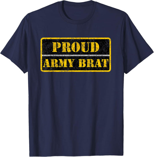 Proud Army Brat T-Shirt - T-Shirt | Navy