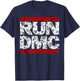 Run DMC Official Floral Red Logo T-Shirt - T-Shirt | Navy