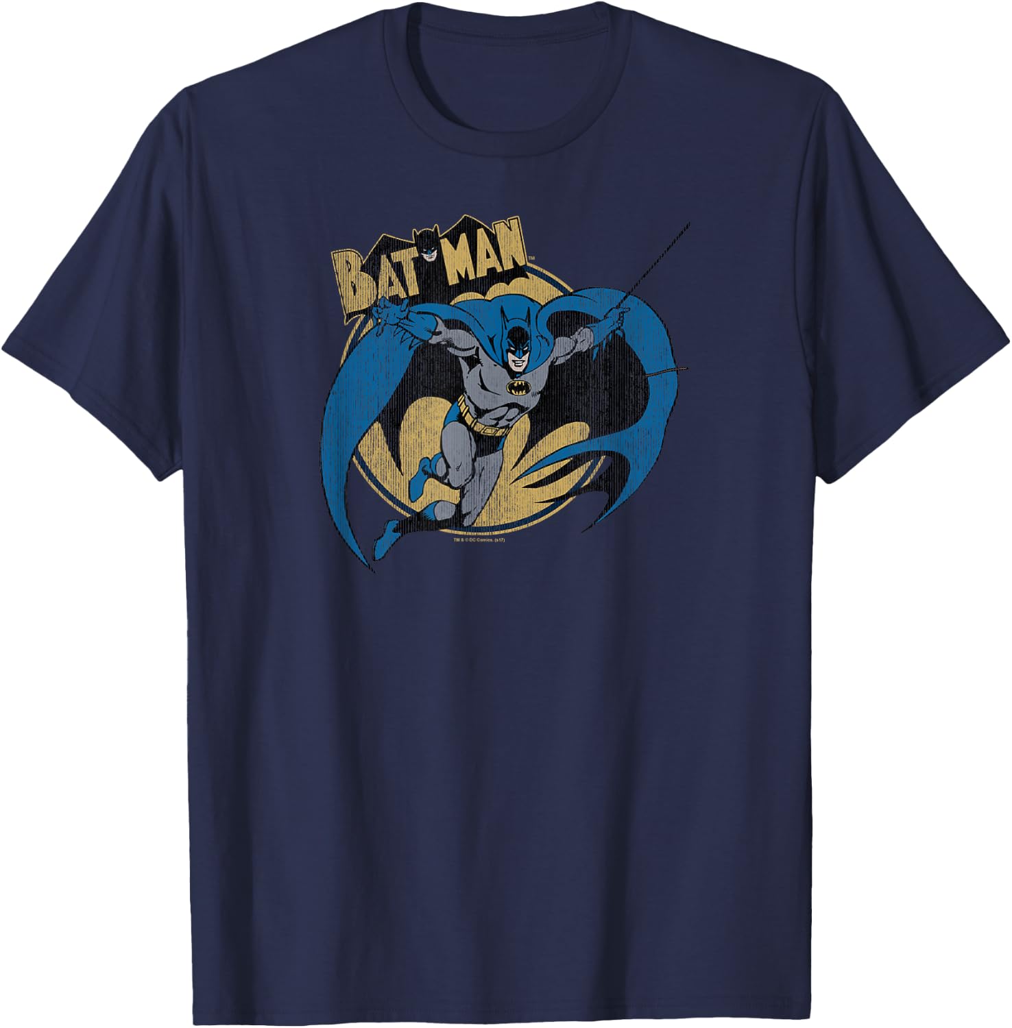 Batman Through The Night T-Shirt - T-Shirt | Navy