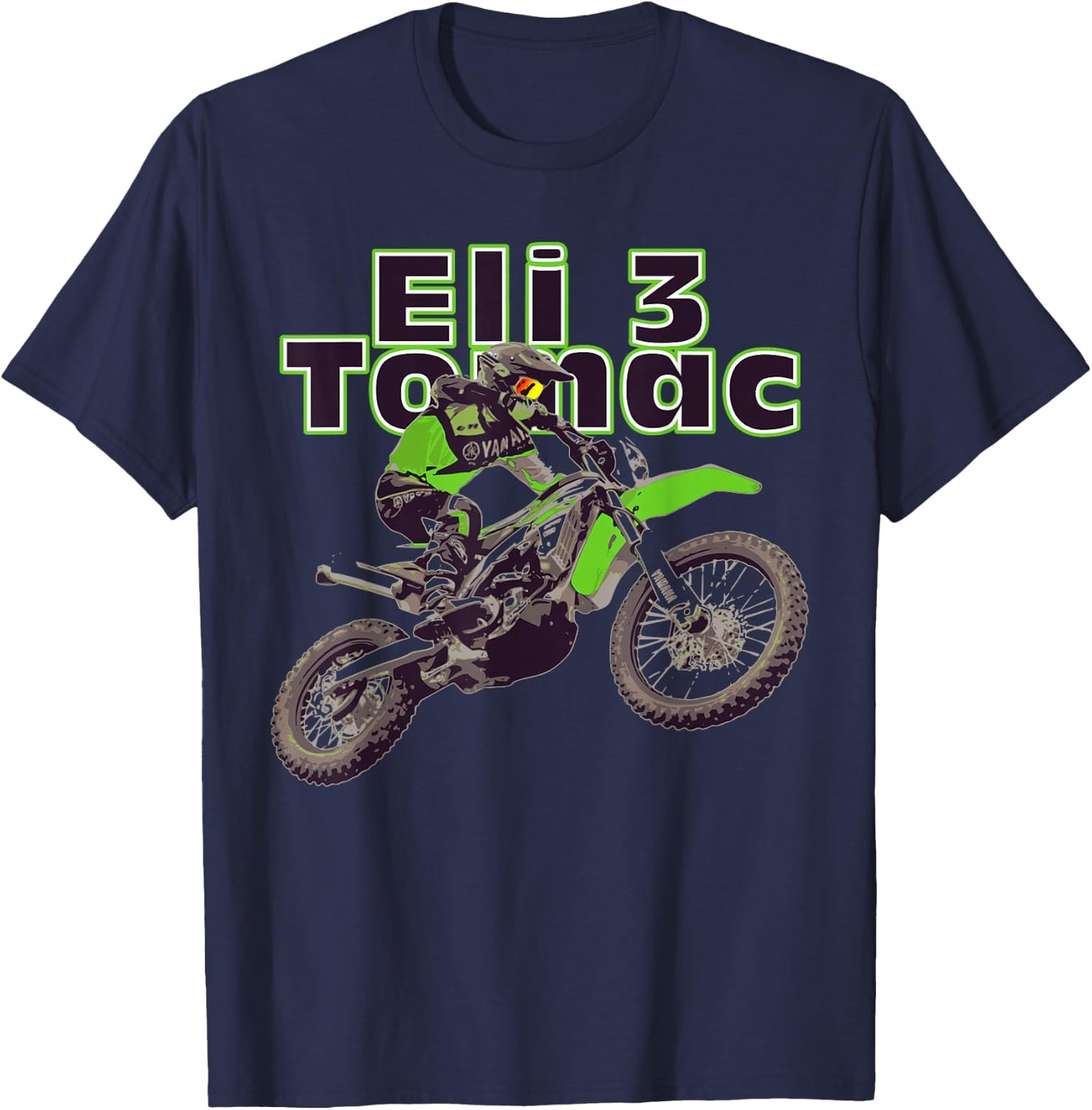 Motorcross Eli 3 Tomac T-Shirt - T-Shirt | Navy