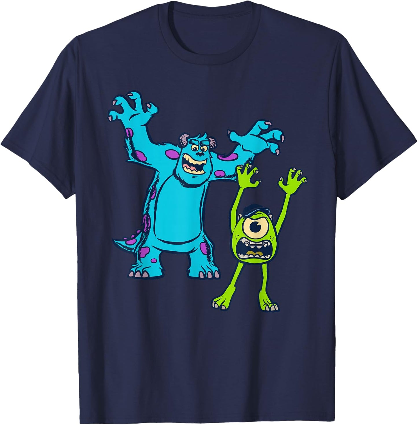 Disney Pixar Monsters University Sulley and Mike T-Shirt - T-Shirt | Navy