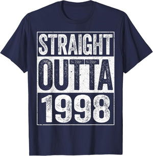 Straight Outta 1998 26th Birthday Shirt T-Shirt - T-Shirt | Navy