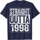 Straight Outta 1998 26th Birthday Shirt T-Shirt - T-Shirt | Navy