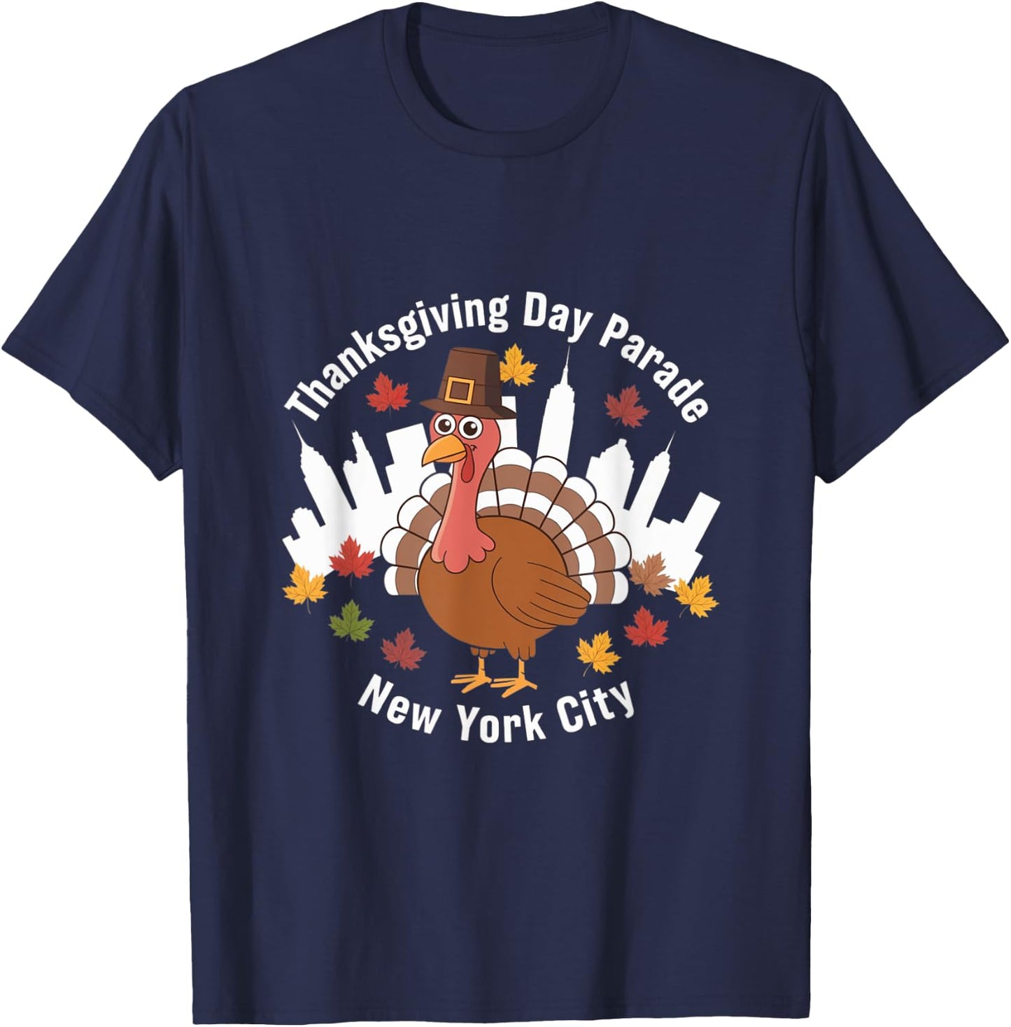Thanksgiving Day Parade New York City T-Shirt - T-Shirt | Navy
