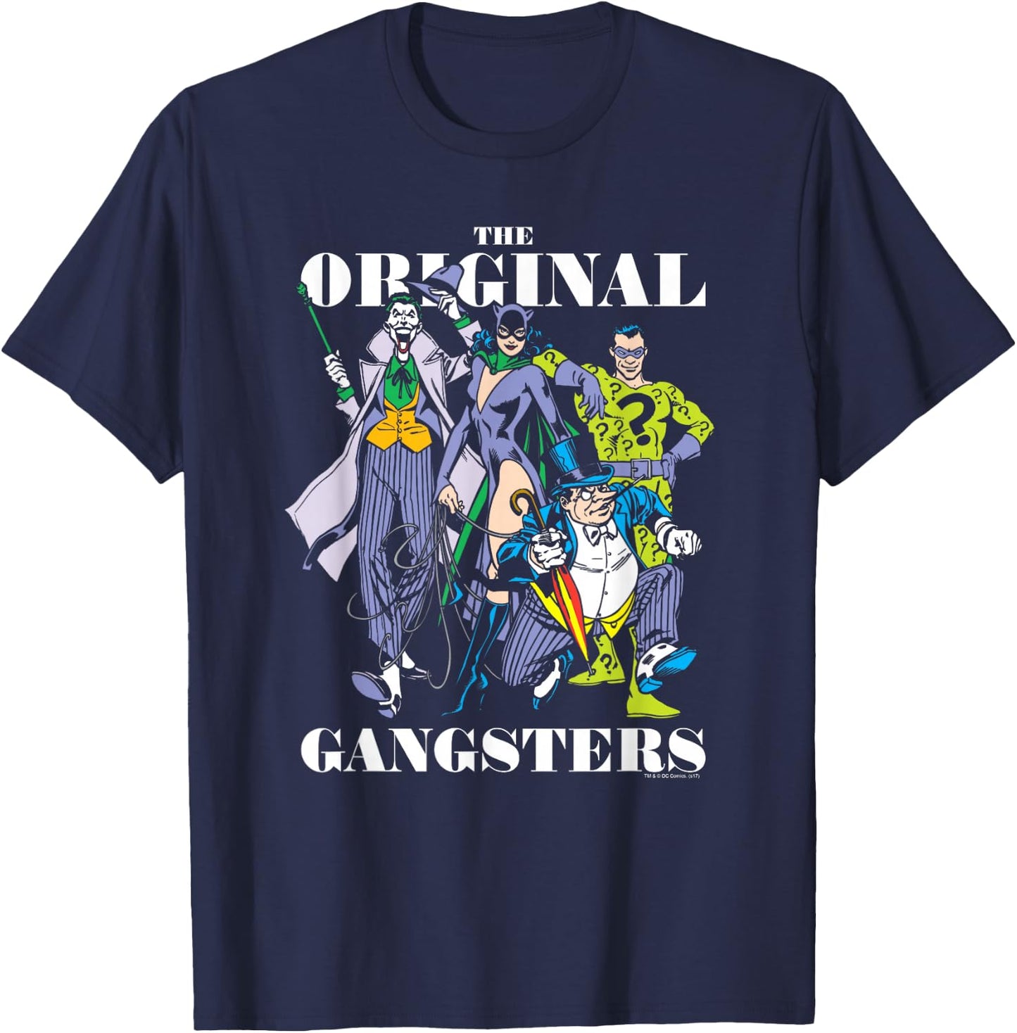 Batman Original Gangsters T Shirt T-Shirt - T-Shirt | Navy