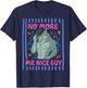 No More Mr Nice Guy Funny Alpha Wolf Meme Ironic Brainrot T-Shirt - T-Shirt | Navy