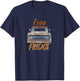 F100 Fridge Truck Graphic Gift T-Shirt - T-Shirt | Navy