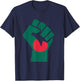 Bangladeshi Flag Bangladeshi Pride Handfist Power Bangladesh T-Shirt - T-Shirt | Navy