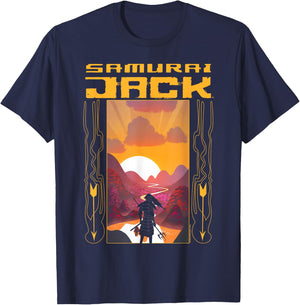 Samurai Jack Sunrise T-Shirt - T-Shirt | Navy