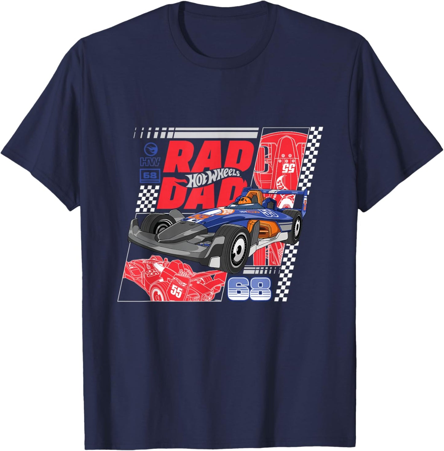 Hot Wheels Rad Dad T-Shirt - T-Shirt | Navy