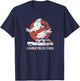 Ghostbusters No Ghost with Ectomobile Retro Movie T-Shirt - T-Shirt | Navy
