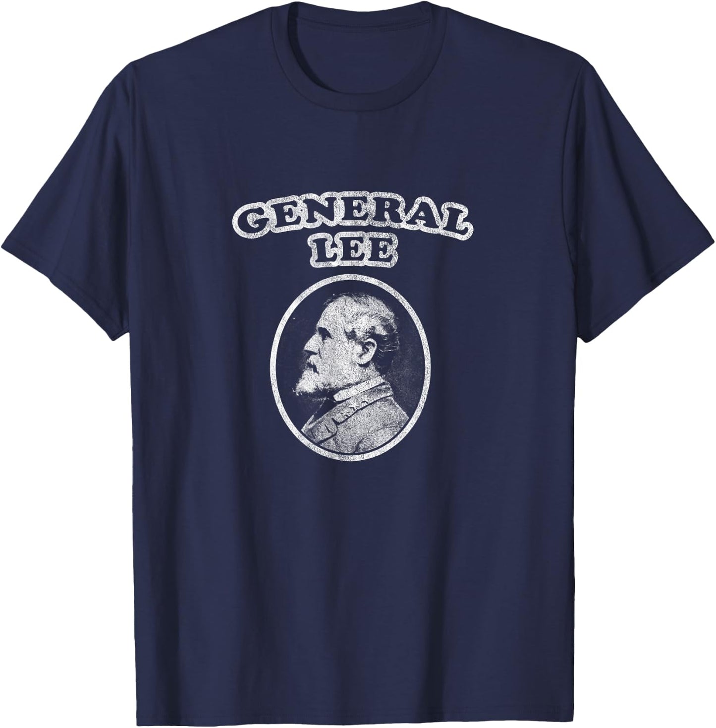 Retro General Lee by Civil War Shirt Co T-Shirt - T-Shirt | Navy