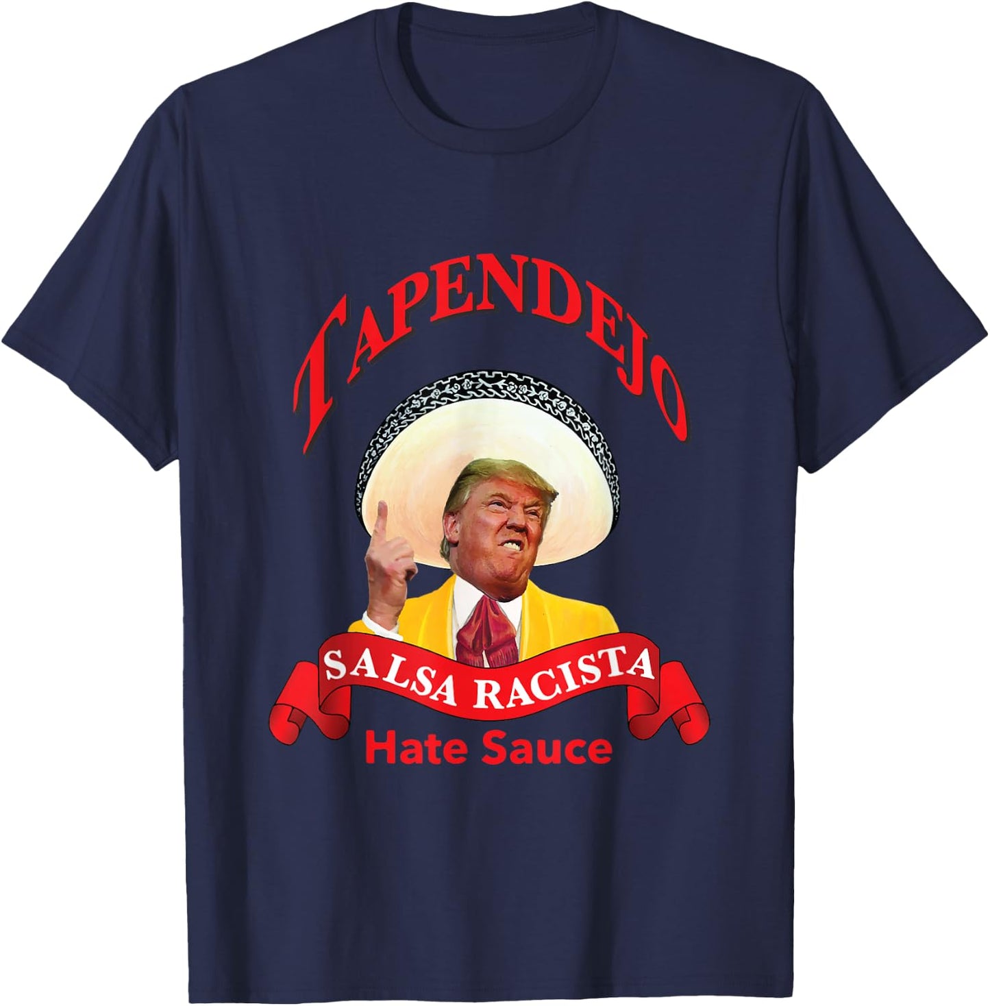TAPENDEHO Trump Notmypresident T-Shirt - T-Shirt | Navy