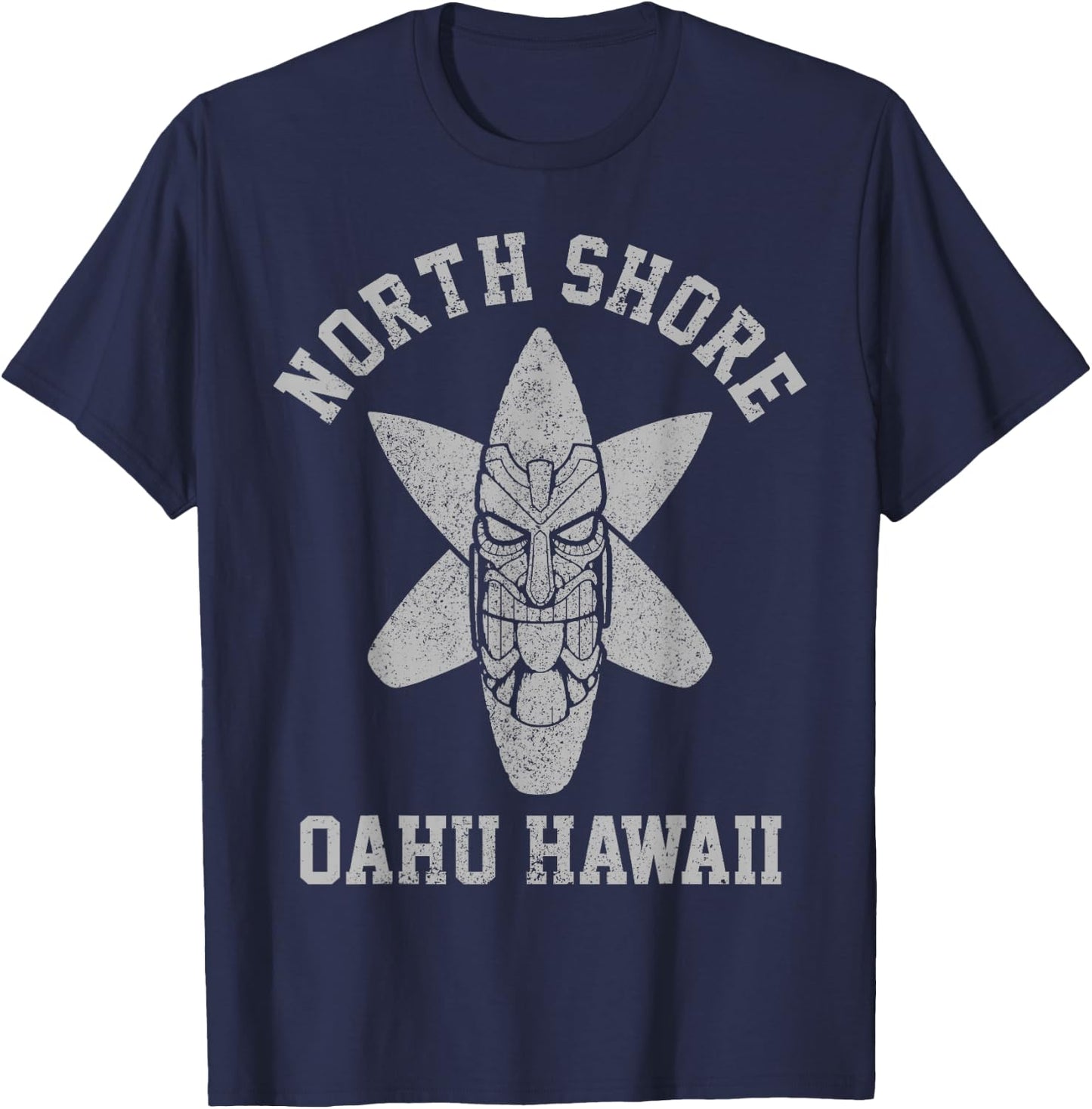 Oahu Hawaii North Shore Surf Beach Surf Surfer Gift T-Shirt - T-Shirt | Navy