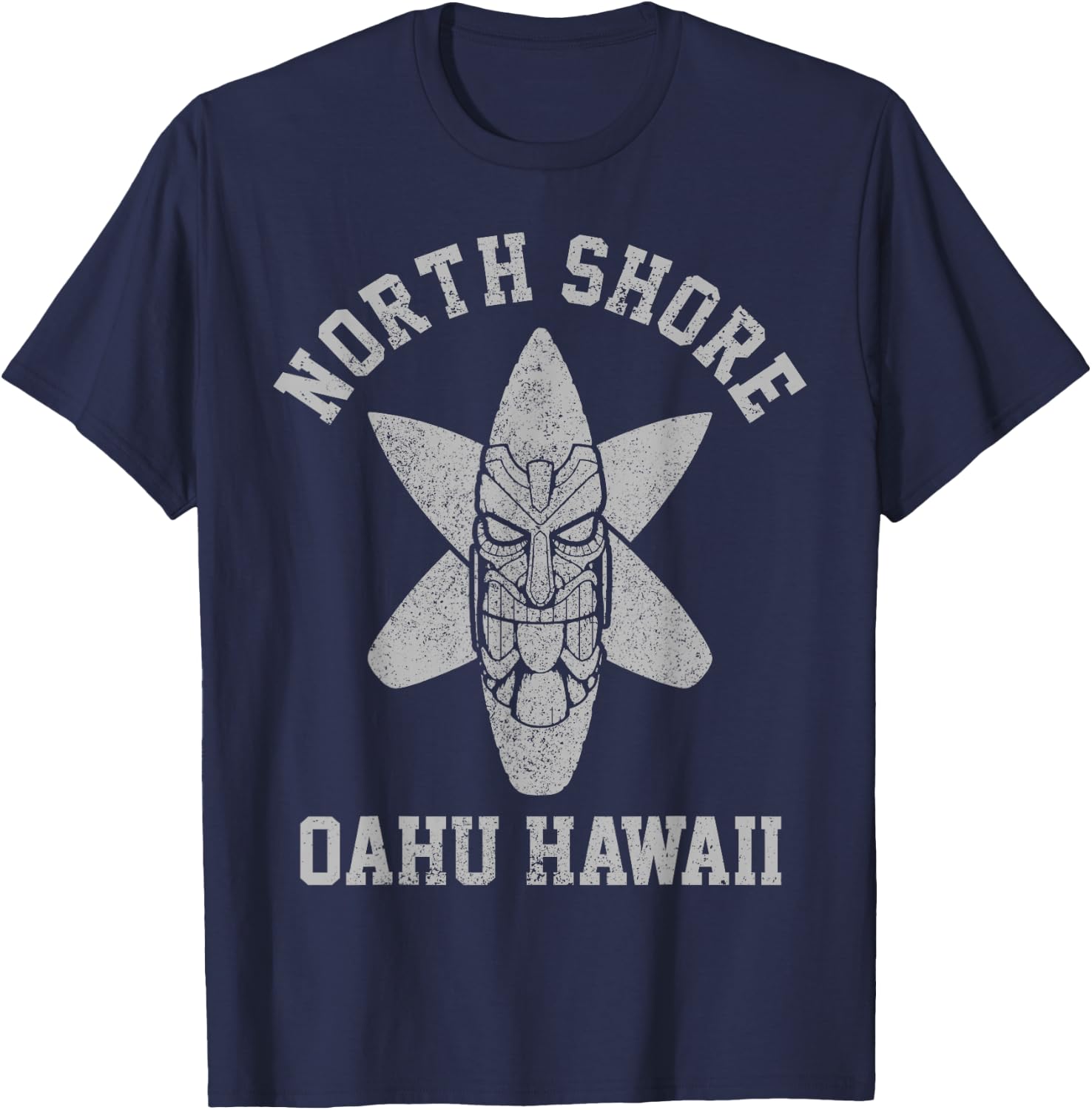 Oahu Hawaii North Shore Surf Beach Surf Surfer Gift T-Shirt - T-Shirt | Navy
