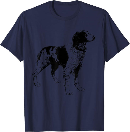 Brittany Spaniel Brittany Hunting Dog Shirt Men Women Girls Kids T-Shirt - T-Shirt | Navy