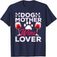 Dog Mother Wine Lover Funny Sayings Women T-Shirt - T-Shirt | Navy
