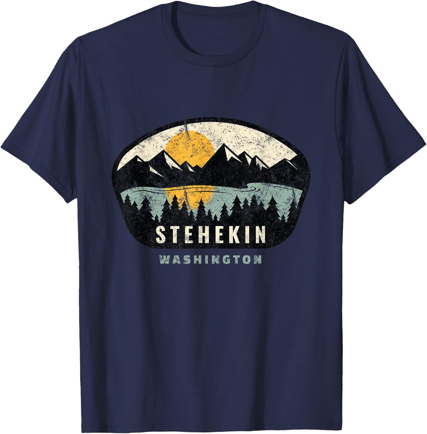 Stehekin Washington, WA Vacation Souvenir T-Shirt - T-Shirt | Navy