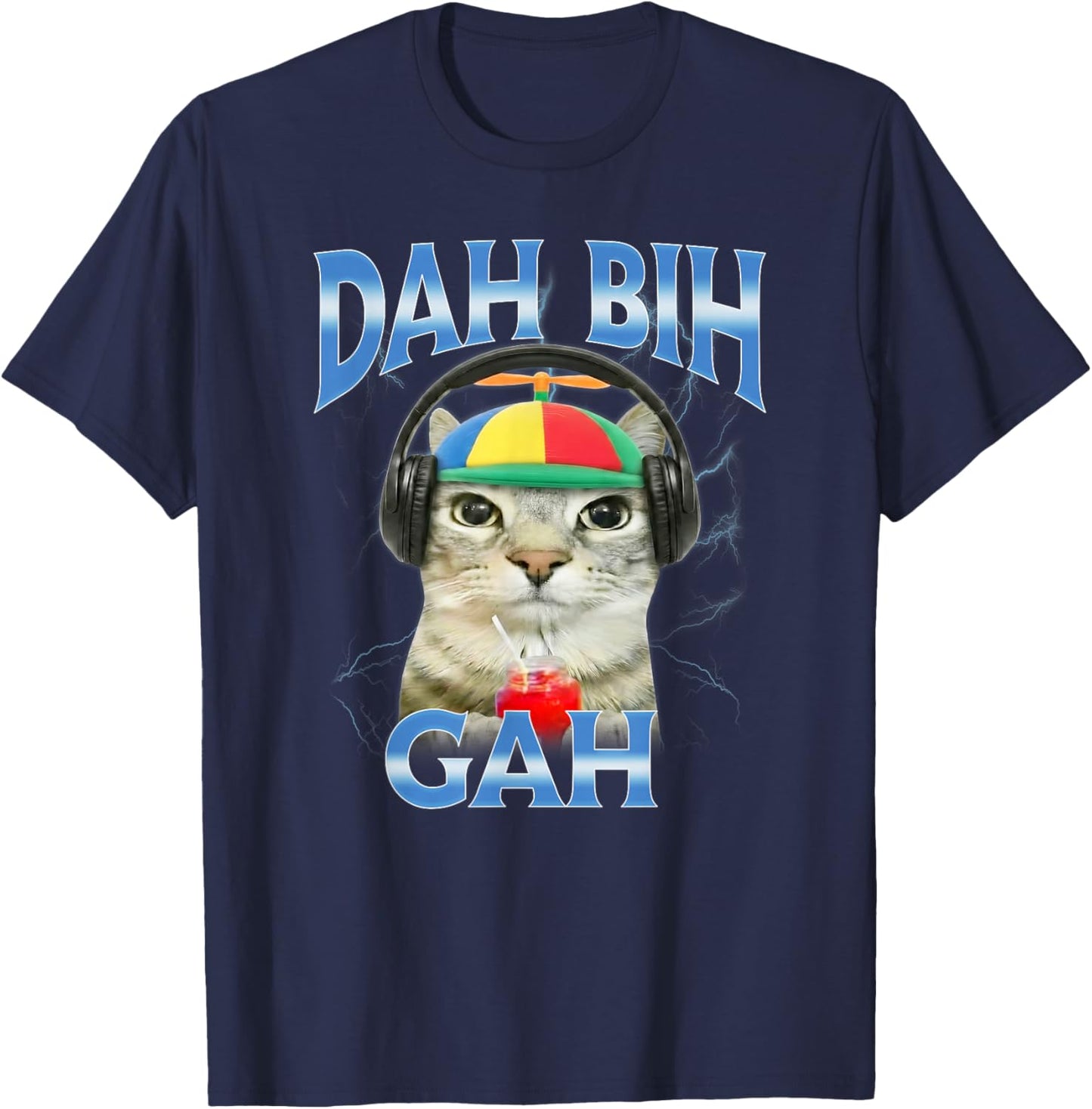 Dah Bih Gah Dahbihgah Meme T-Shirt - T-Shirt | Navy