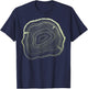 Tree Cross Section Rings Sketch T-Shirt - T-Shirt | Navy