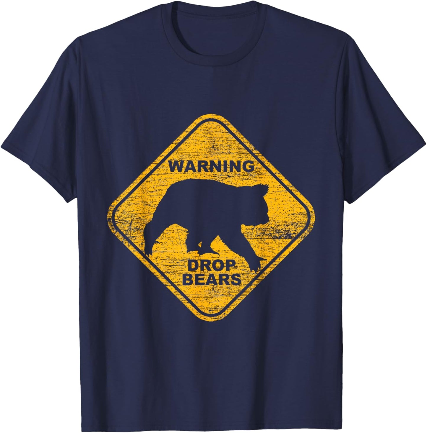 Attention Falling Bears Animal Design Australia Gift Koala T-Shirt - T-Shirt | Navy