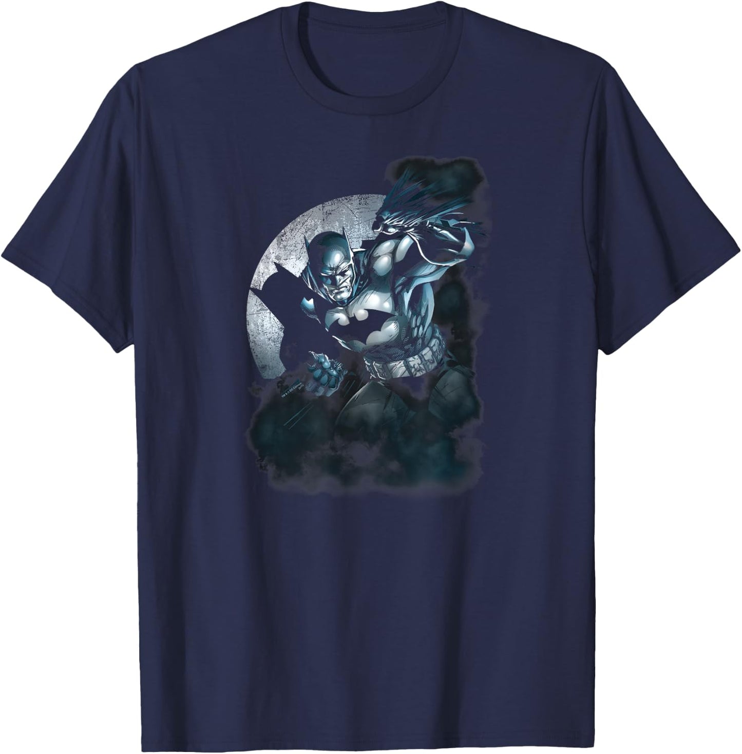 Batman Spotlight Wall T Shirt T-Shirt - T-Shirt | Navy