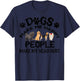 Dogs Make Me Happy People Make My Head Hurt T-Shirt - T-Shirt | Navy