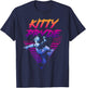 Marvel X-Men Kitty Pryde Retro Neon Triangle Graphic T-Shirt - T-Shirt | Navy