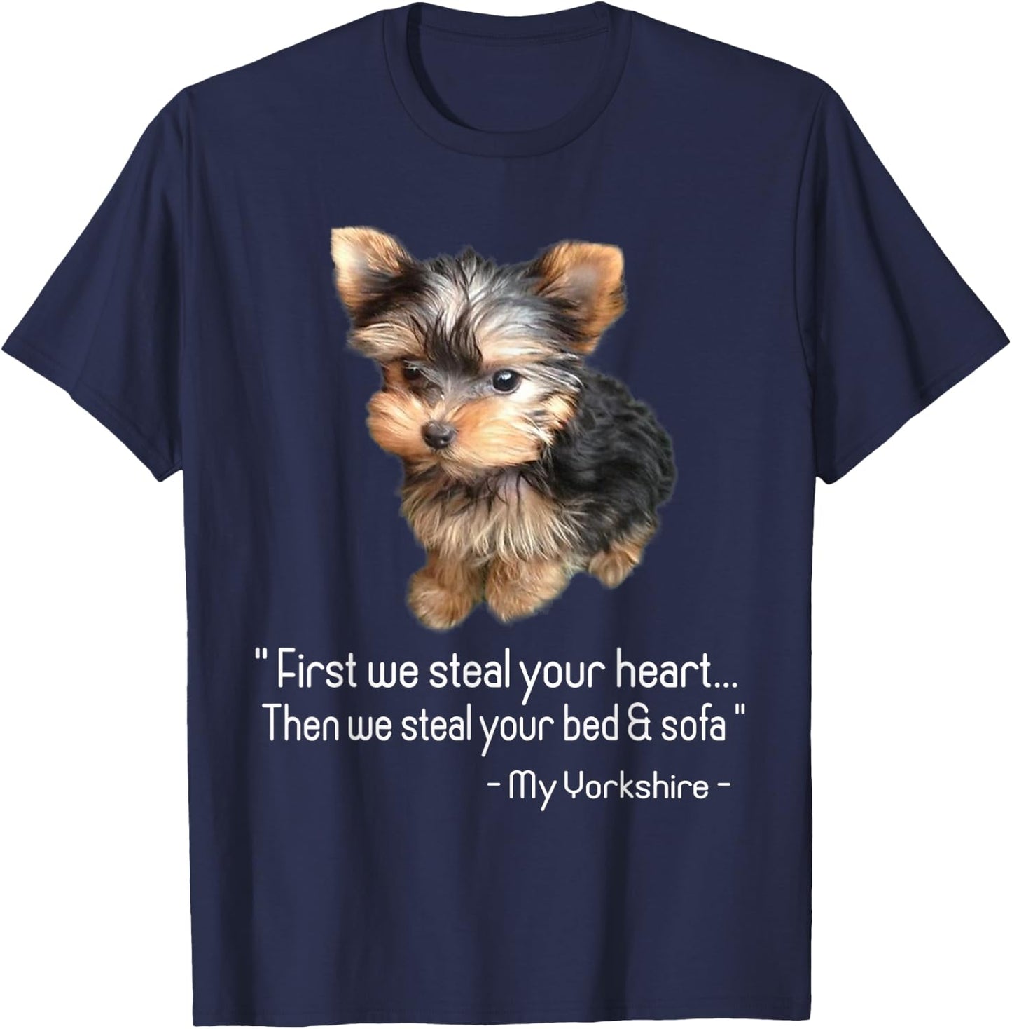 Yorkie T-Shirt - T-Shirt | Navy