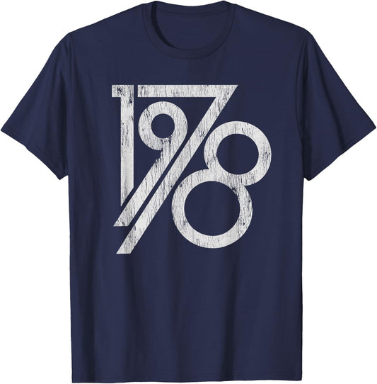 Since 1978 Classic Birthday T-Shirt - T-Shirt | Navy