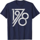 Since 1978 Classic Birthday T-Shirt - T-Shirt | Navy