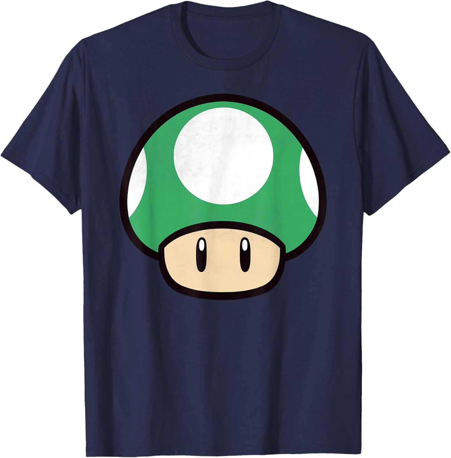 Nintendo Super Mario Big 1-Up Mushroom Graphic T-Shirt - T-Shirt | Navy