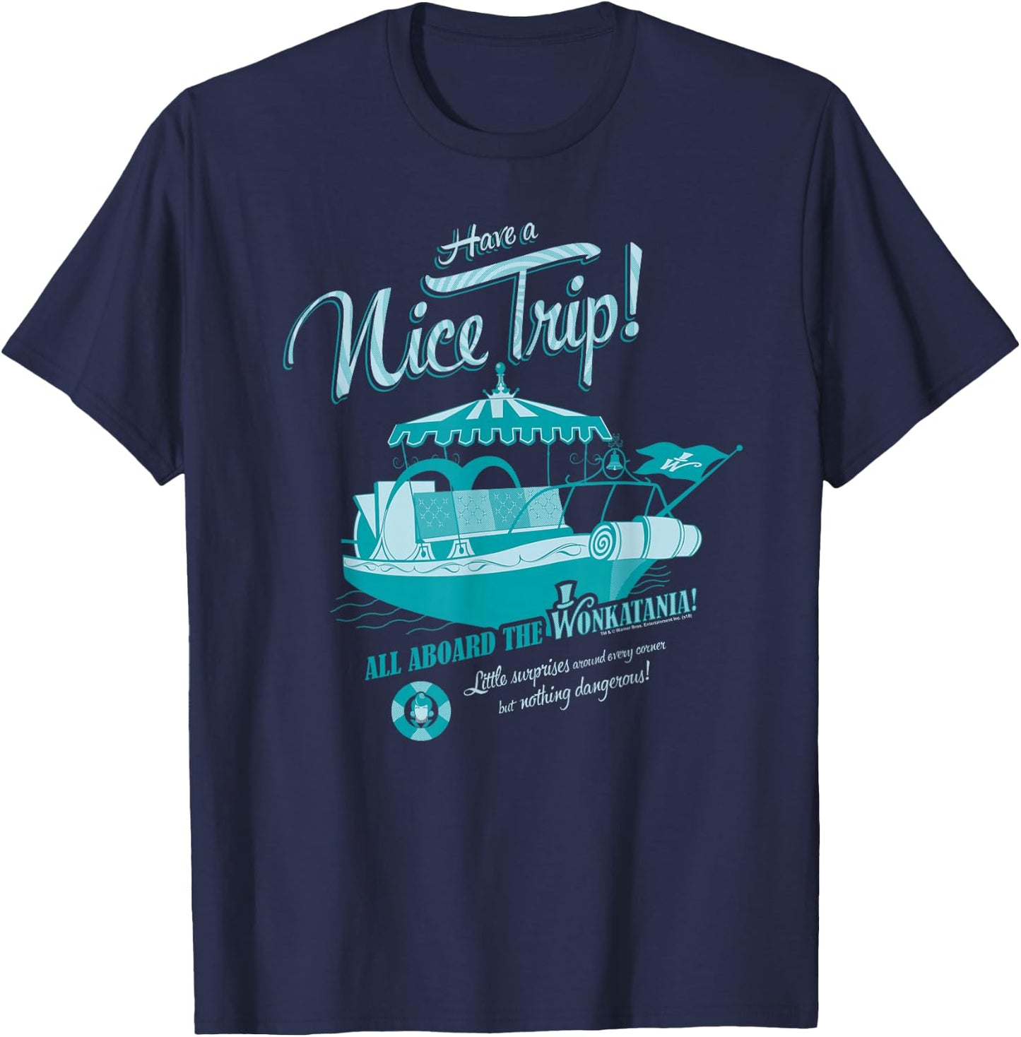 Willy Wonka Wonkitania T-Shirt - T-Shirt | Navy