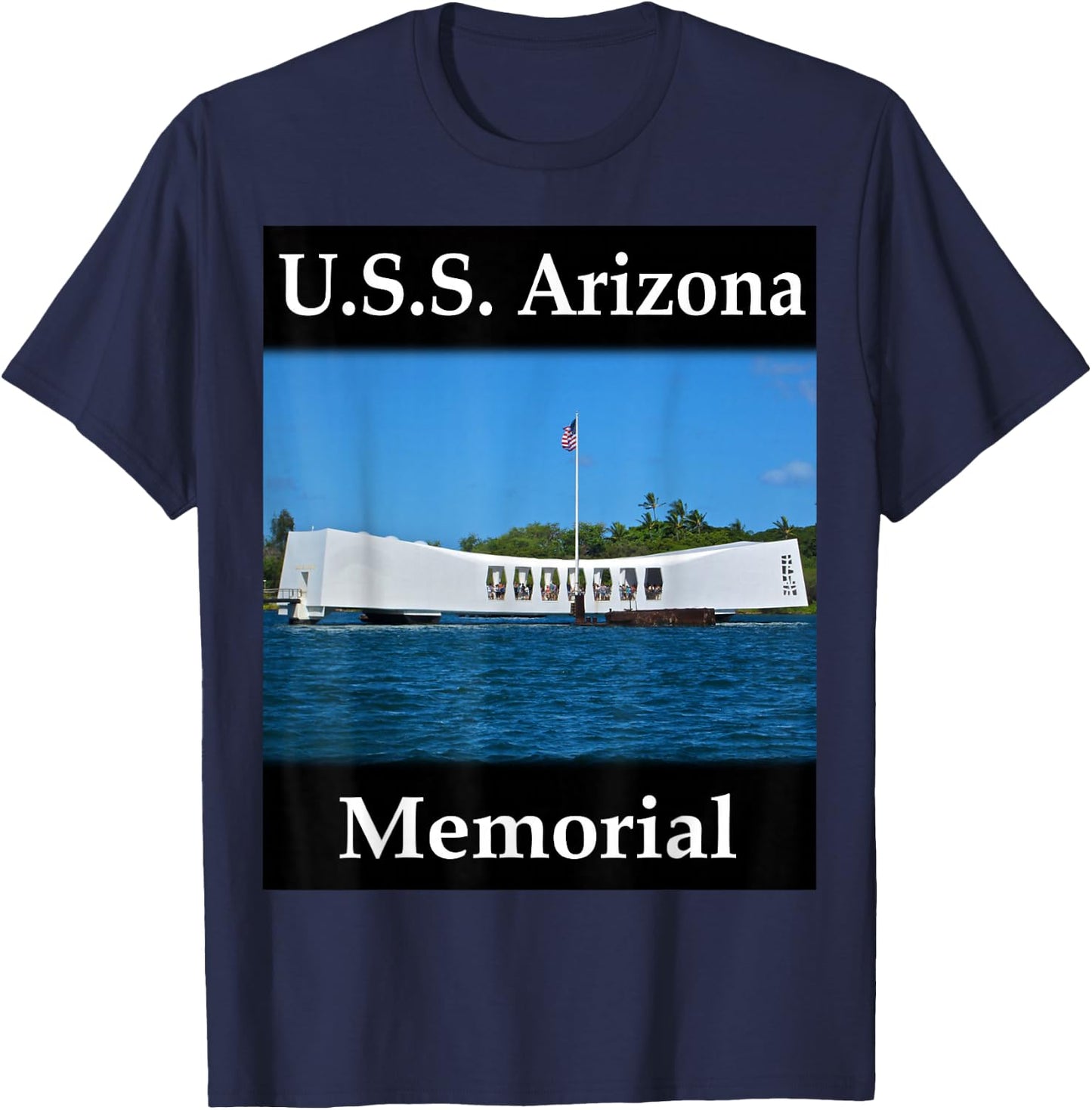 Yellow House Outlet: U.S.S. Arizona Memorial T-Shirt - T-Shirt | Navy