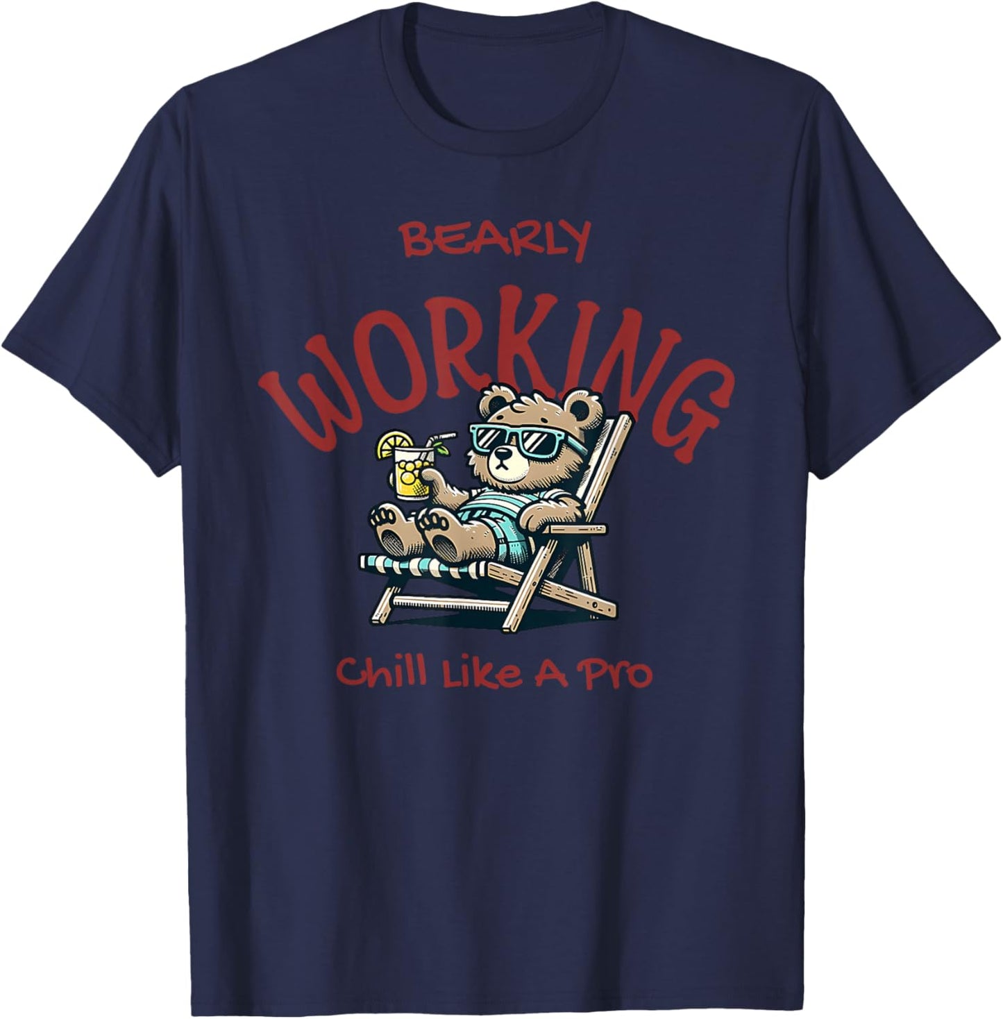 Funny Design T-Shirt - T-Shirt | Navy