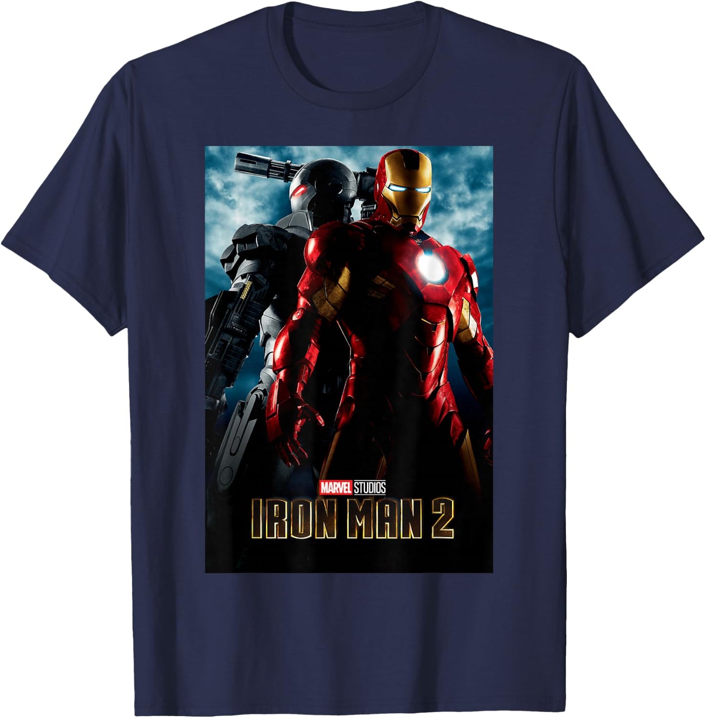 Marvel Studios Iron Man 2 Movie Poster Graphic T-Shirt - T-Shirt | Navy