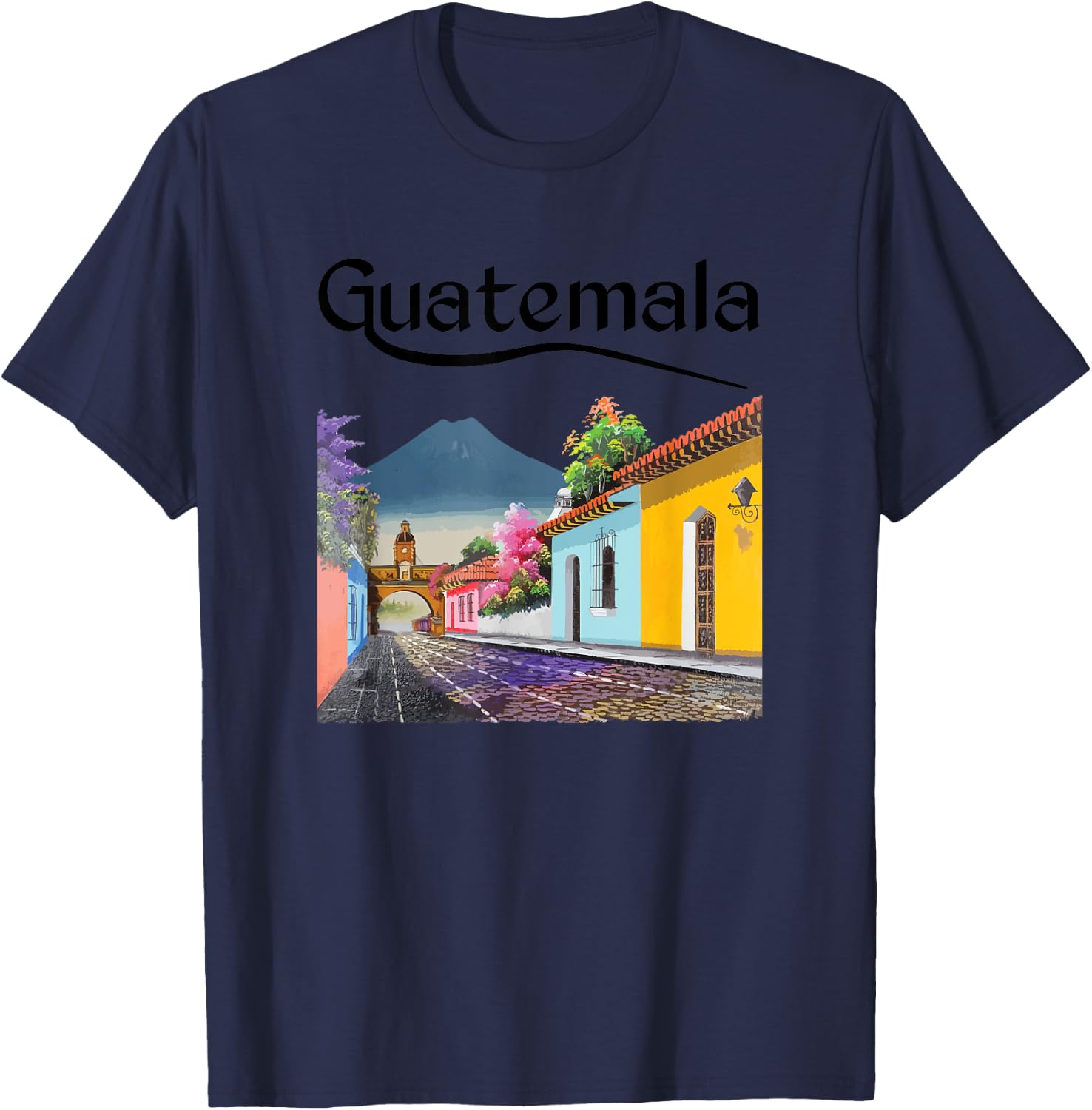 Quetzal Guatemala Tikal Peten Chapin Maya Antigua Gift T-Shirt - T-Shirt | Navy