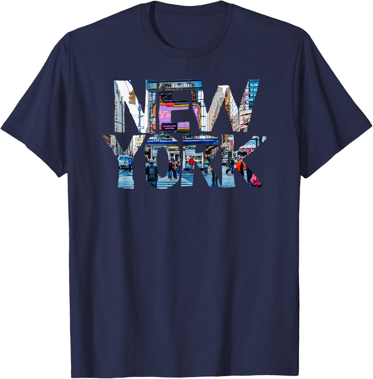 New York Tourist NYC USA I Love NY Hip Hop Gift Women Men T-Shirt - T-Shirt | Navy