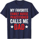 Proud Dad Of A Family Nurse Practitioner Daughter Father T-Shirt - T-Shirt | Navy