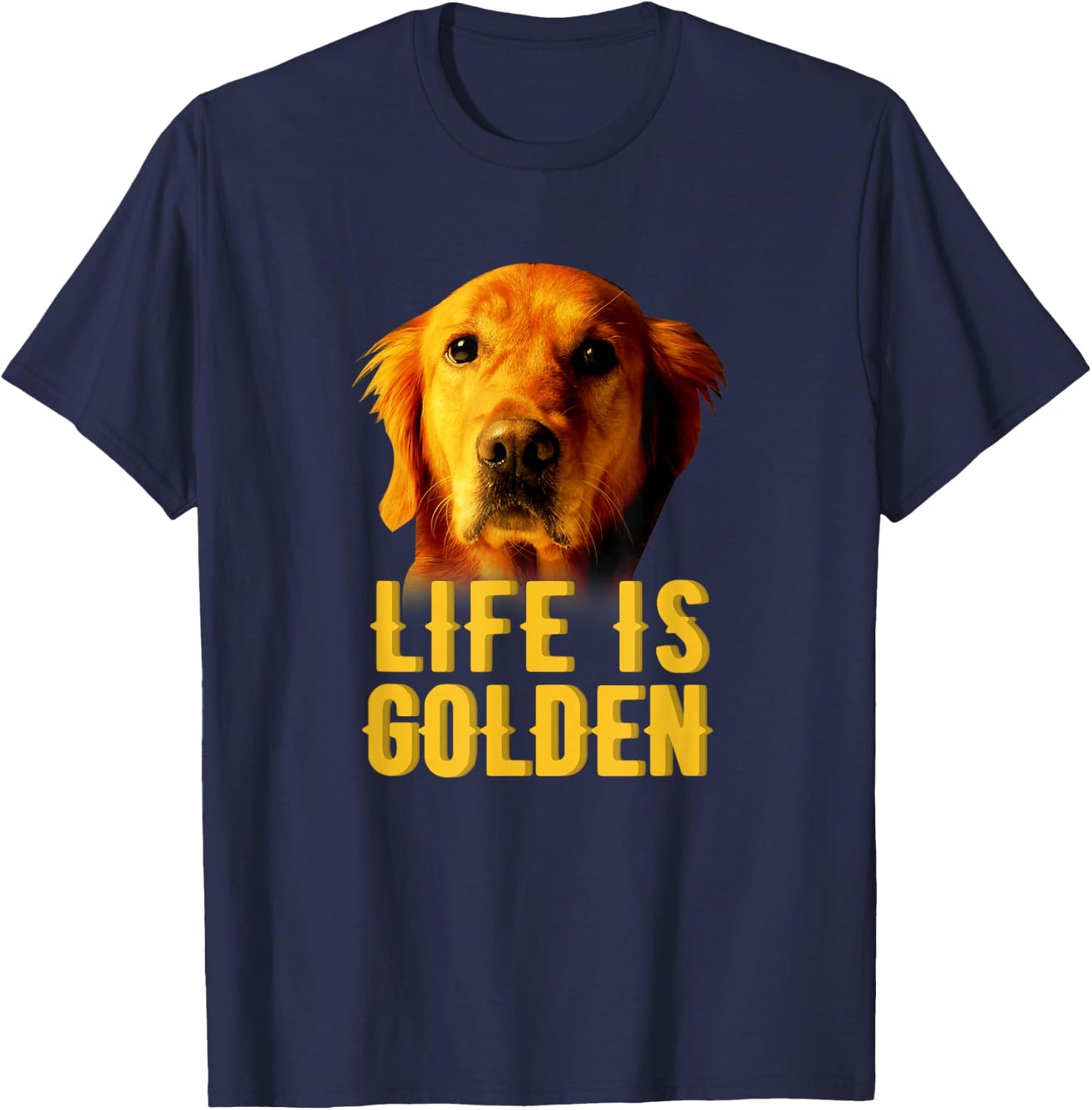 Retriever Dog Lover - Funny Dogs Quote T-Shirt - T-Shirt | Navy