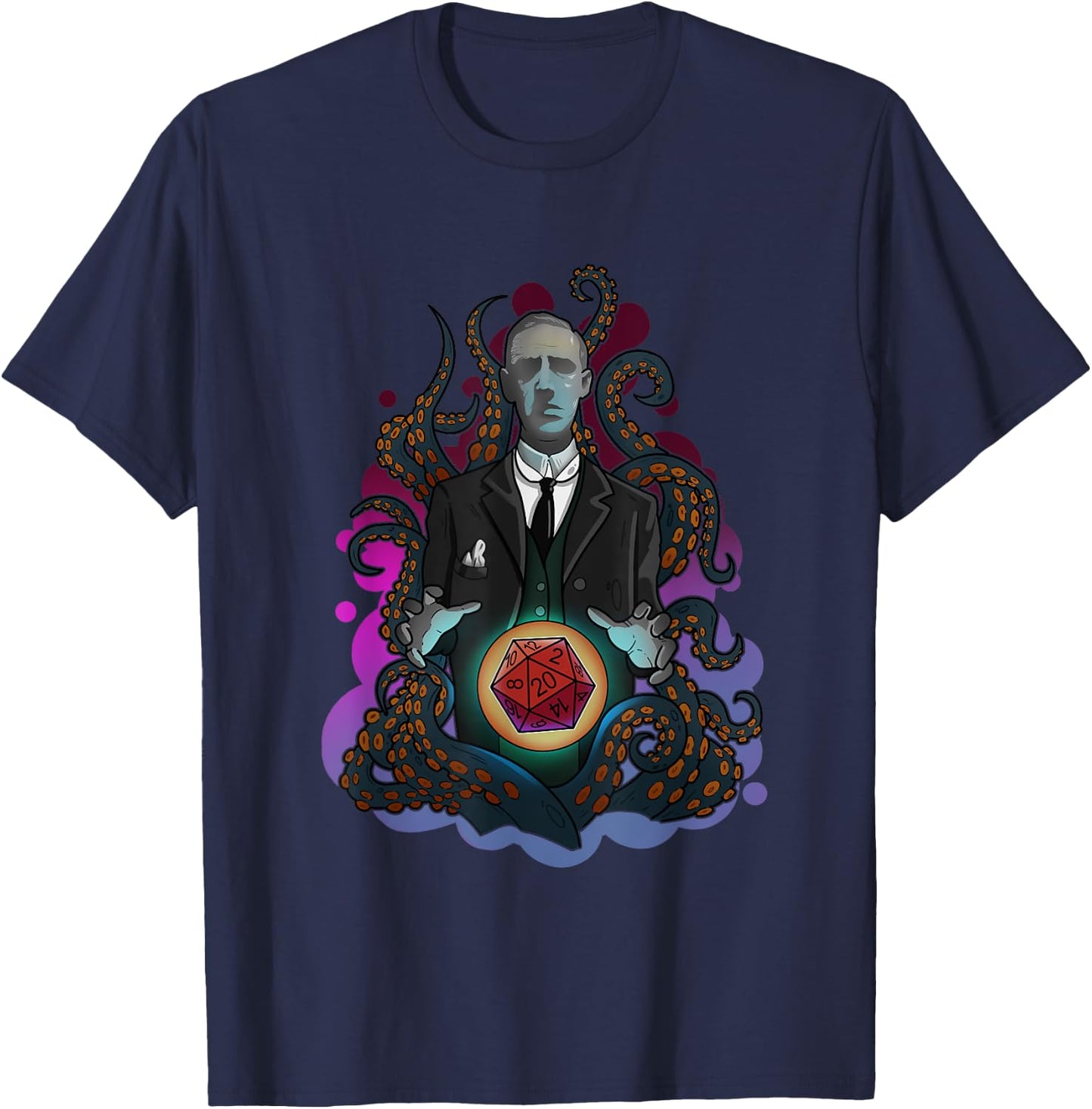 Innsmouth Fish Men Tabletop Gamer Roleplaying RPG T-Shirt - T-Shirt | Navy