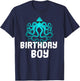 Funny Birthday Boy Octopus Lover Sunglasses Party Gift T-Shirt - T-Shirt | Navy