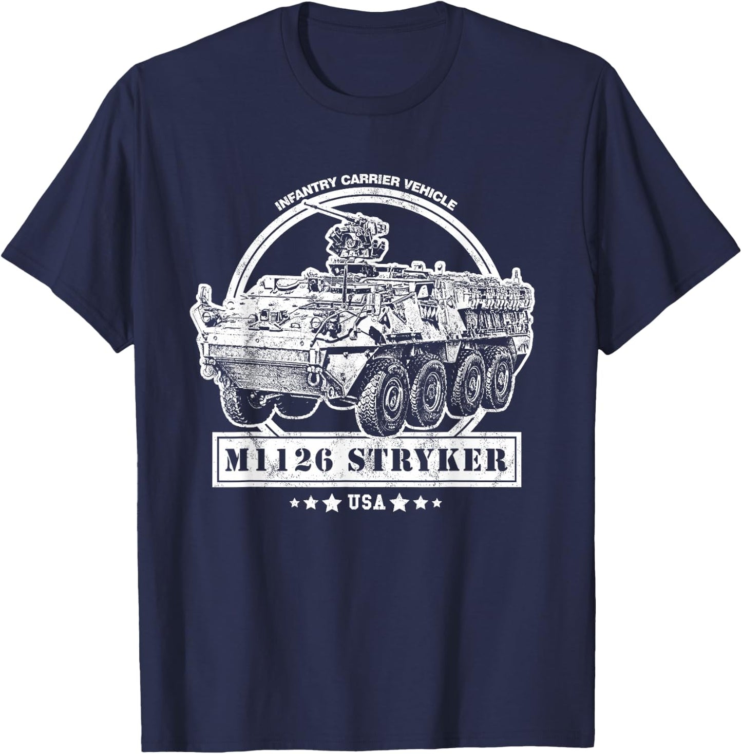 M1126 Stryker ICV T-Shirt - T-Shirt | Navy